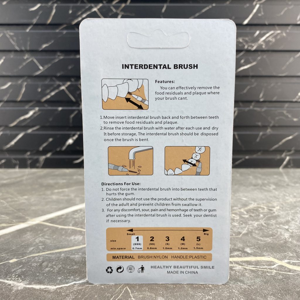 مسواک ارتودنسی برس بین دندانی 5 عددی