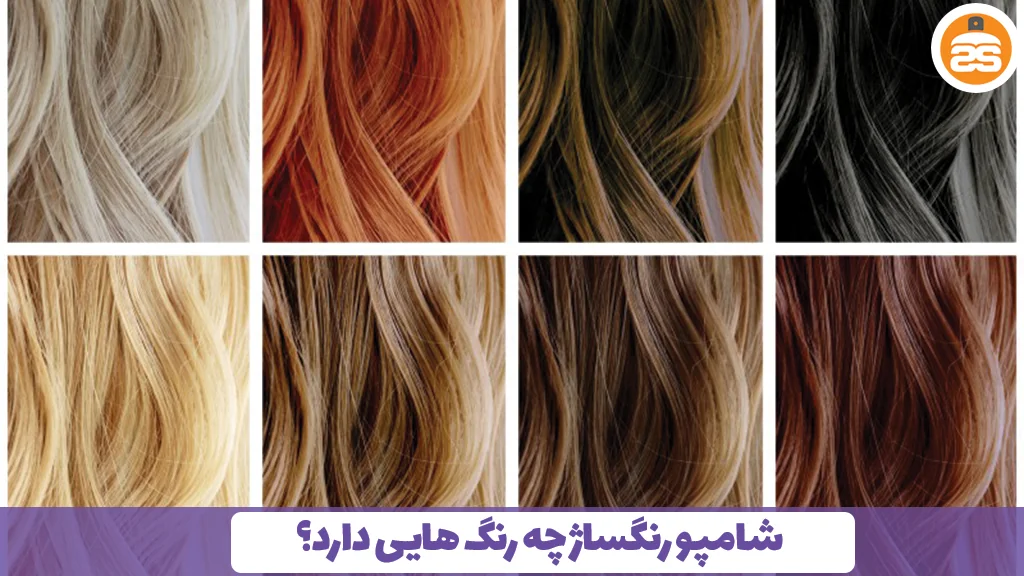 شامپو رنگساژ چه رنگ هایی دارد؟