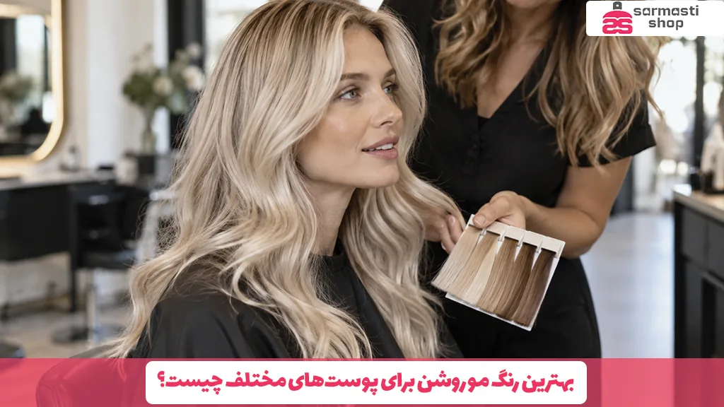 بهترین رنگ مو روشن برای پوست‌های مختلف چیست؟
