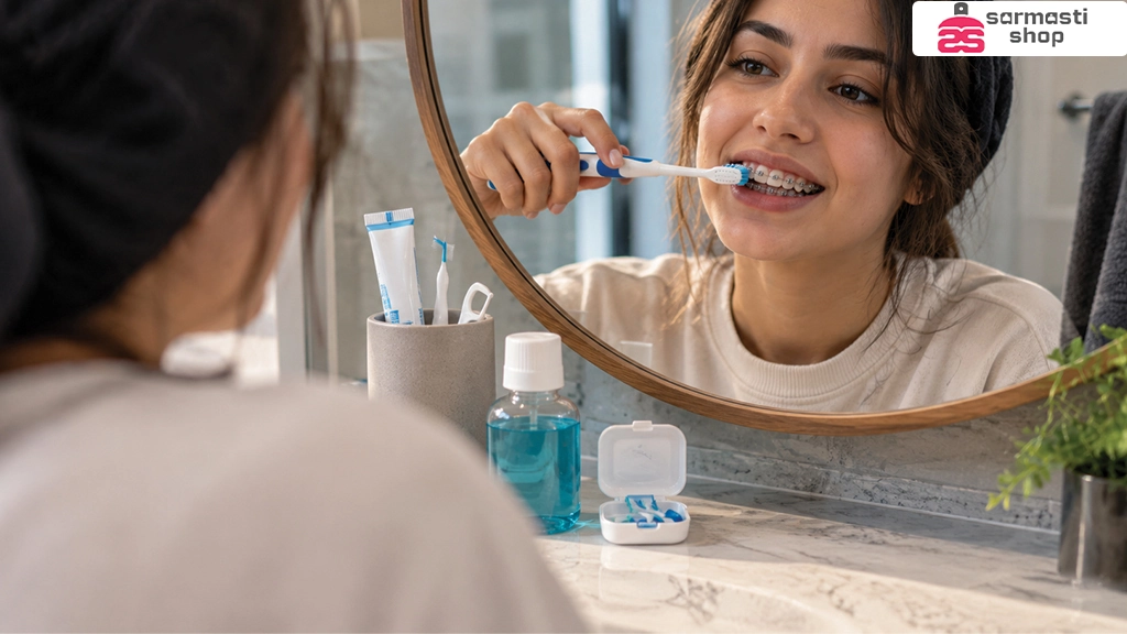 چگونه دندان های ارتودنسی را مسواک بزنیم؟